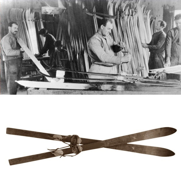 first hickory skis