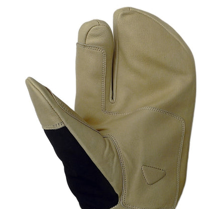 RX3 Pro three-fingered glove by Free the Powder - palm view