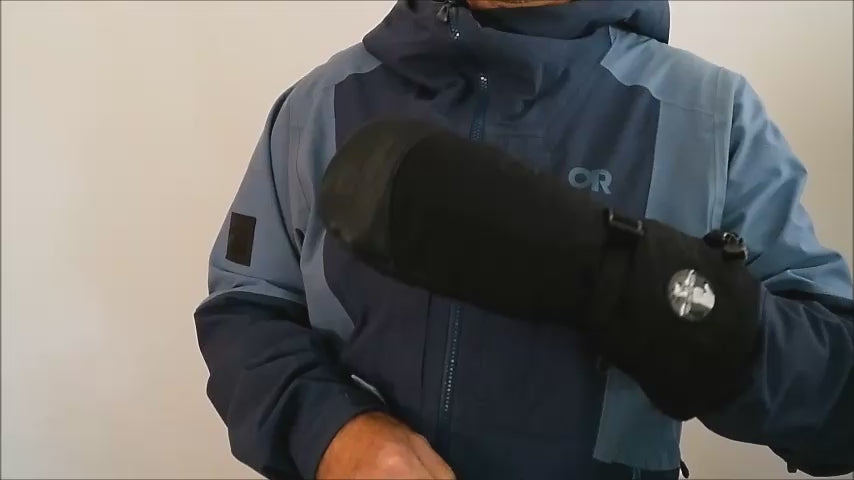 RX Pro Mitten black closeup