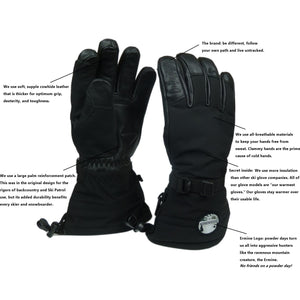 diagram RX Pro Black Glove by Free the Powder