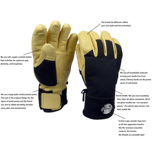 details specs SX Pro Glove by Free the Powder