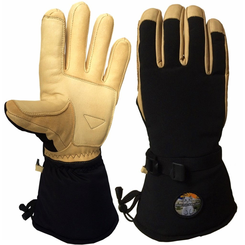 Factory Seconds Ski Gloves Long Cuff by Free the Powder
